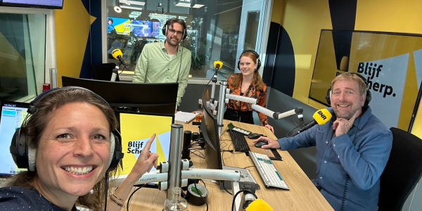 Winnaars Wubbo Ockels Innovatieprijs bij BNR Nieuwsradio
